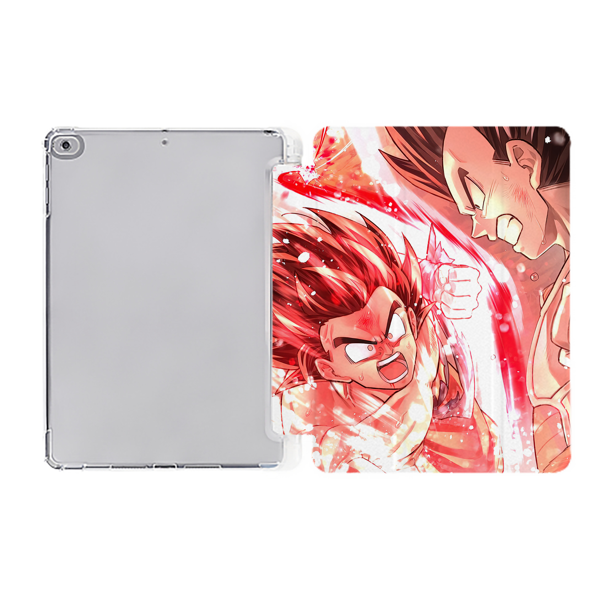 （画像用） ドラゴンボール DRAGON BALL IPad ケース ペン収納付き 三つ折りスタンド PUレザー×シリコン 対応機種9.5/10.5/10.9インチ
